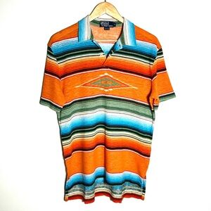 Vintage Polo by Ralph Lauren Linen Southwestern Shirt